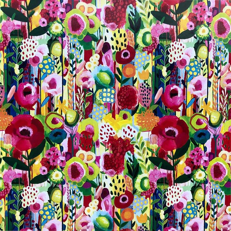 Floral Collage Premium Tissue Paper (240 Sheets/Package)